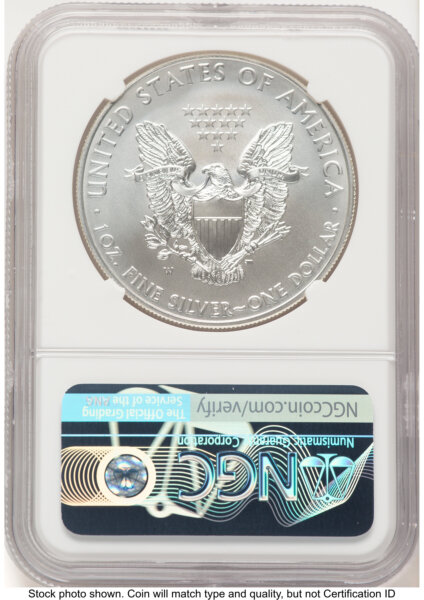 2011-W Burnished Silver Eagle 1 oz ER Mike Castle 70 NGC