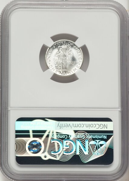 1943-S 10C, FB 68 NGC