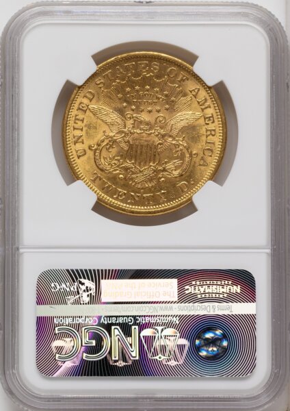 1876-S $20 62 NGC