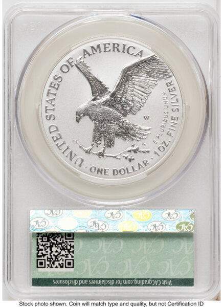 2026-W Enhanced Silver Eagle 1 oz Advanced Delivery Magnum Opus 70 CACG