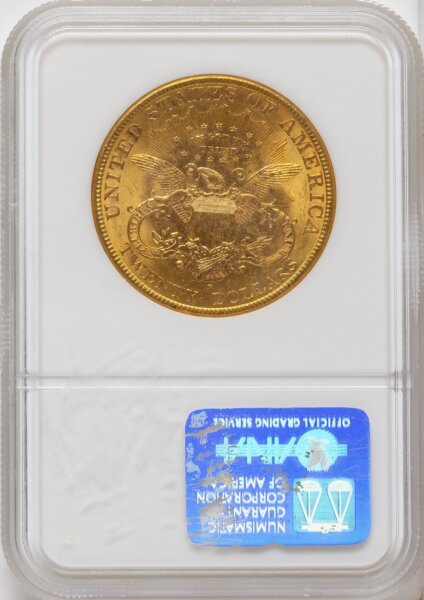 1897-S $20 Brown Label 63 NGC