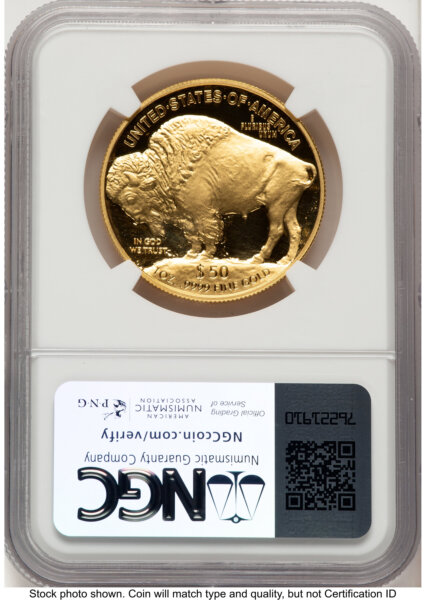 2023-W Proof Gold Buffalo 1 oz Bison Label 70 NGC