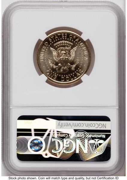 2026 Semiquincentennial President Donald J. Trump $1 AR Trump Label 68 NGC