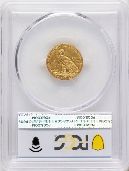 1911-D $2 1/2 PCGS Secure 62 PCGS