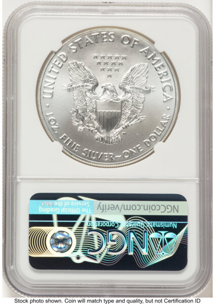 2018 Silver Eagle FDI Mike Castle 70 NGC