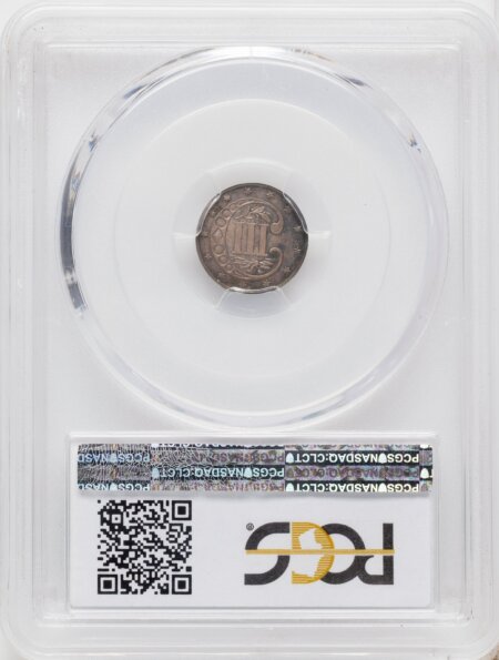 1869/'8' 3CS, PR CAC 65 PCGS