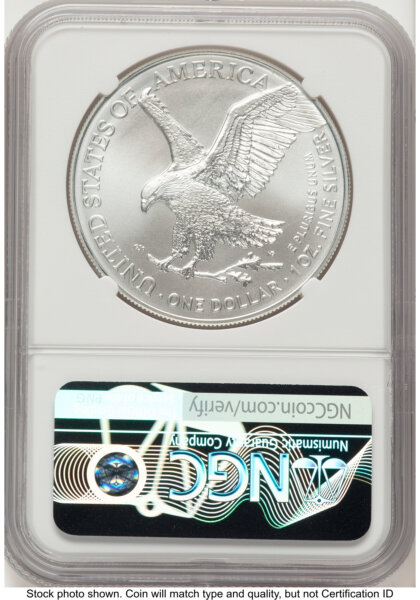 2026 Silver Eagle FDI Jeff Garrett Red Book 70 NGC