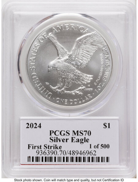 2024 Silver Eagle FS Thomas Cleveland Arrows 70 PCGS