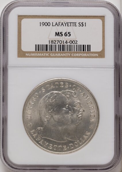1900  Lafayette Dollar, MS 65 NGC
