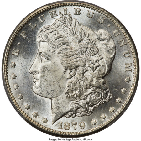 1879-S $1 VAM-46, Reverse of 1878, MS PCGS Secure 64 PCGS