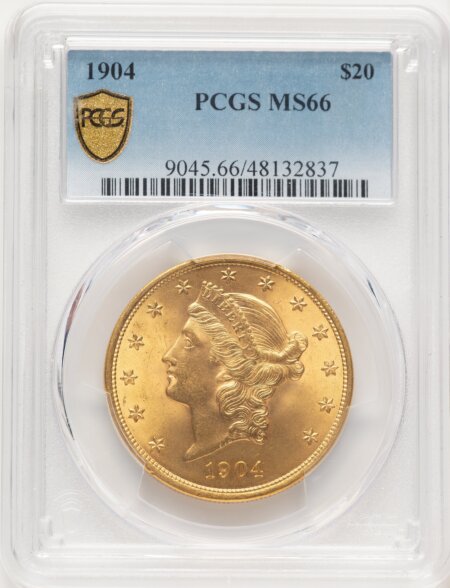 1904 $20 Liberty PCGS Secure 66 PCGS
