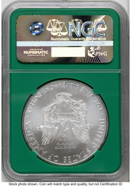 2009 Silver Eagle Monster Box From US Mint Sealed Box Green Core Label 70 NGC