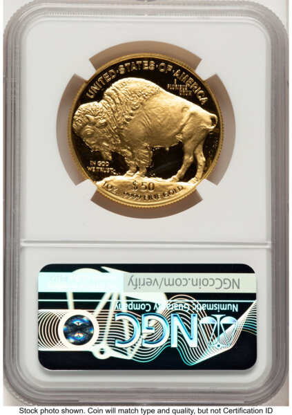2026-W Proof Gold Buffalo 1 oz FDI America 250 Congress Building Label 70 NGC