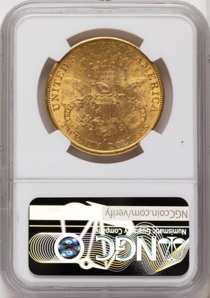 1891-S $20 62 NGC