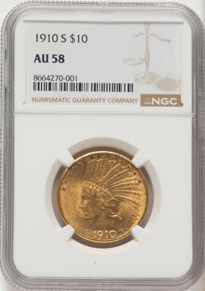 1910-S $10 58 NGC