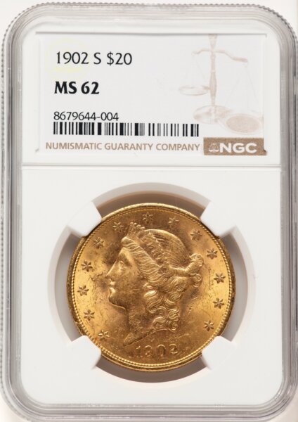 1902-S $20 62 NGC