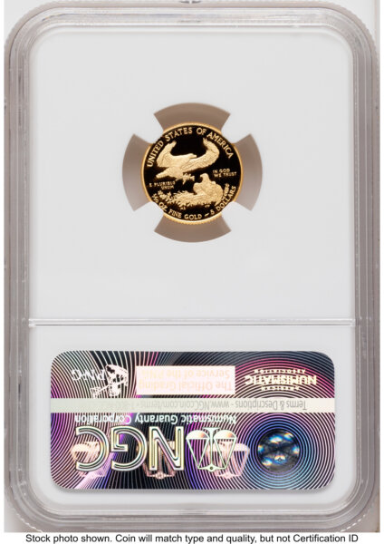 2010-W Proof Gold Eagle 1.85 oz Mike Castle 70 NGC