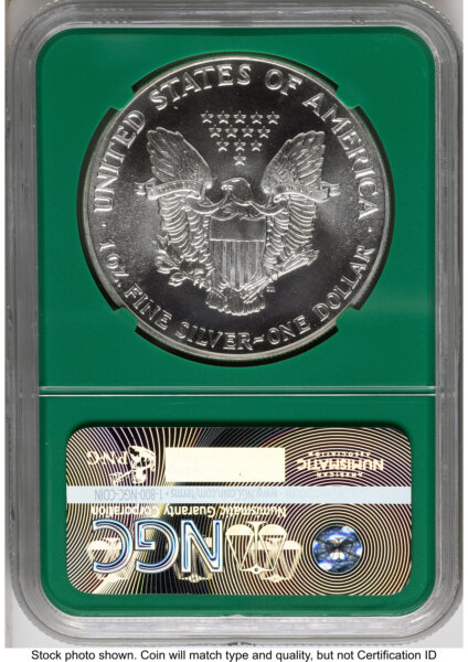 1988 Silver Eagle Monster Box From US Mint Sealed Box Green Core Label 70 NGC