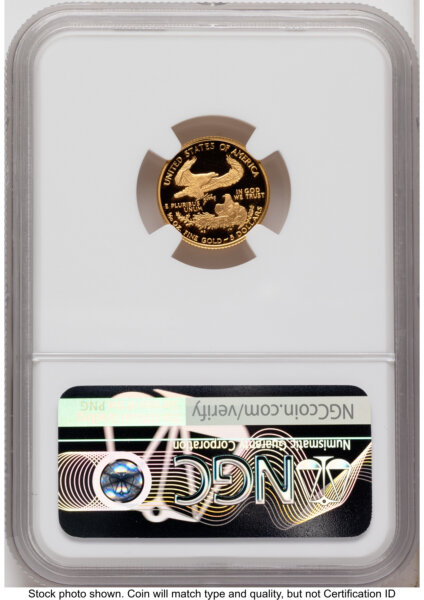 2005-W Proof Gold Eagle 1.85 oz Mike Castle 70 NGC