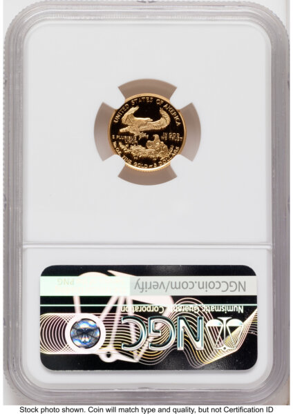 1998-W Proof Gold Eagle 1.85 oz Mike Castle 70 NGC