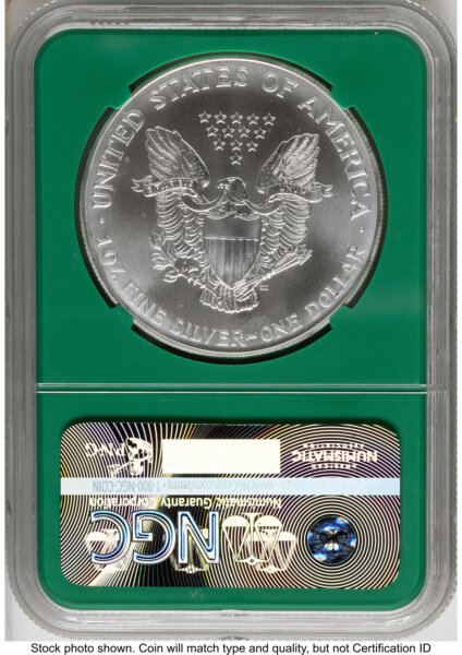 1994 Silver Eagle Monster Box From US Mint Sealed Box Green Core Label 70 NGC