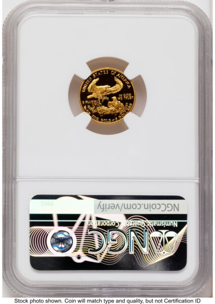 1992 Proof Gold Eagle 1.85 oz Mike Castle 70 NGC