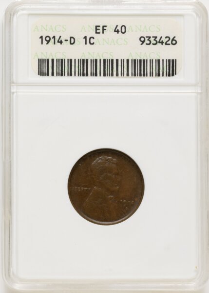 1914-D 1C, BN 40 ANACS