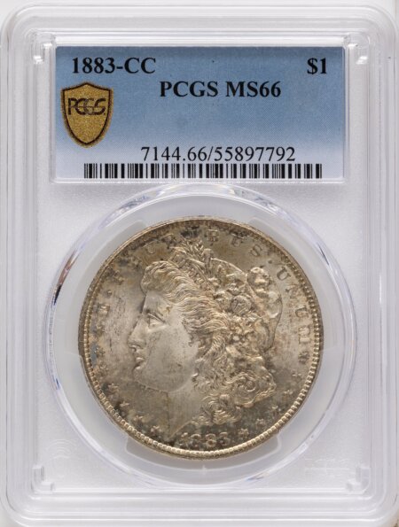 1883-CC S$1 PCGS Secure 66 PCGS