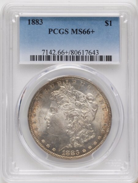 1883 S$1 PCGS Plus 66 PCGS