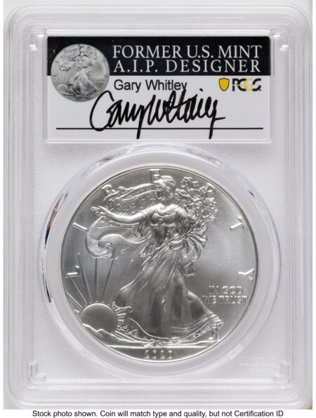2020 Silver Eagle Gary Whitley 70 PCGS