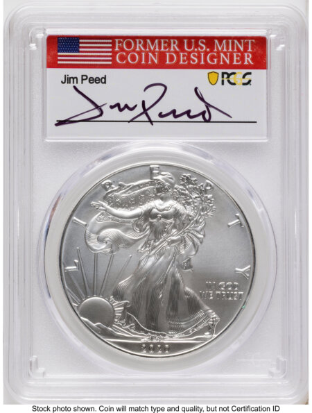 2020-(P) Silver Eagle Emergency Production FDI Jim Peed 70 PCGS