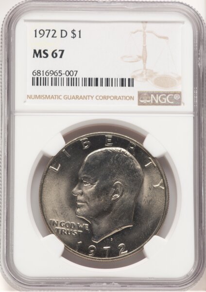 1972-D $1 67 NGC