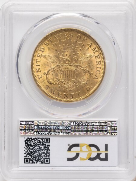 1873 $20 OPEN 3 62 PCGS