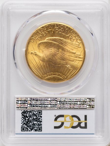 1927 $20 PCGS Plus Blue Gradient 65 PCGS