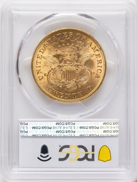 1875 $20 63 PCGS