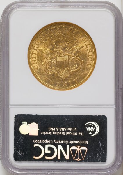 1856-S $20 55 NGC