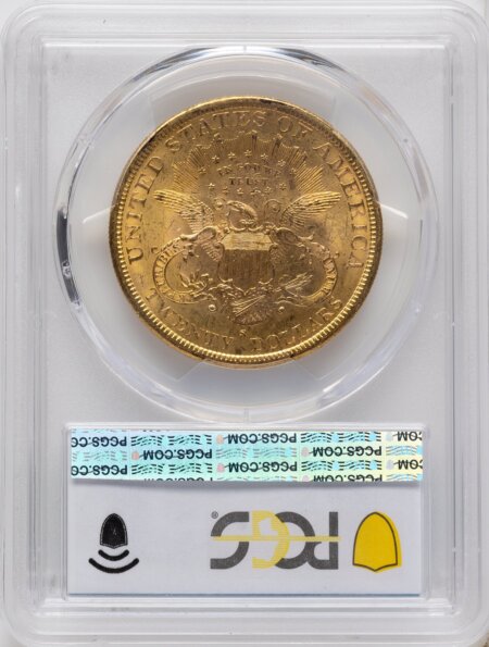1884-S $20 CAC PCGS Secure PCGS Plus 64 PCGS