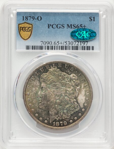 1879-O S$1 CAC PCGS Secure PCGS Plus 65 PCGS