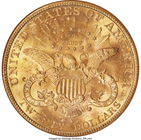1895-S $20 65 NGC