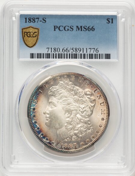 1887-S S$1 PCGS Secure 66 PCGS
