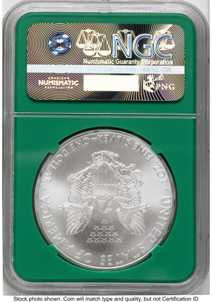 2010 Silver Eagle Monster Box From US Mint Sealed Box Green Core Label 70 NGC