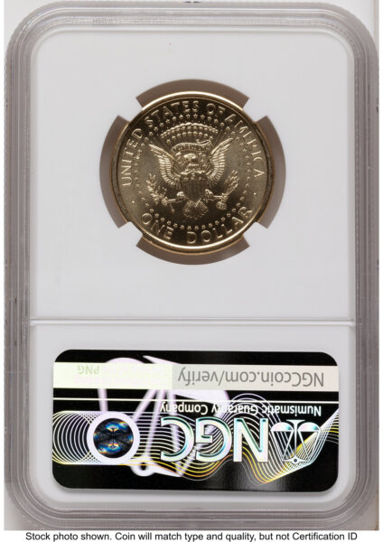 2026 Semiquincentennial President Donald J. Trump $1 (Privy Mark) FDI Trump Label 65 NGC