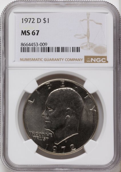 1972-D $1 67 NGC