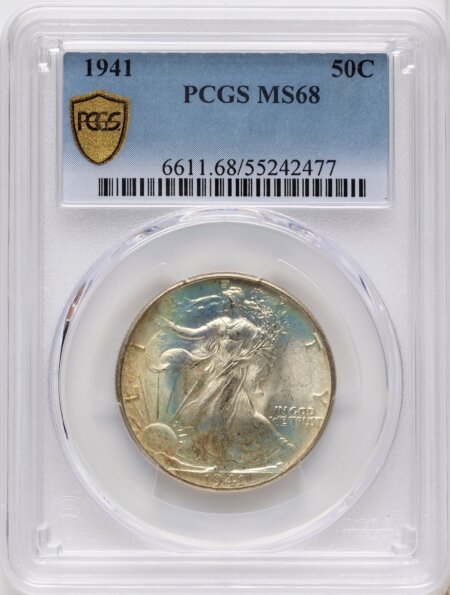 1941 50C PCGS Secure 68 PCGS