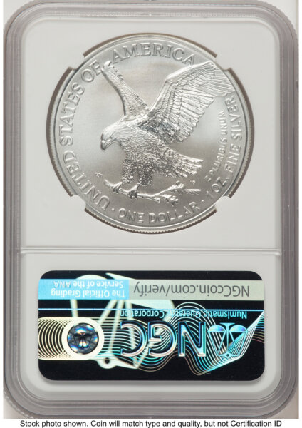 2021 Silver Eagle Type 2 FDR Ed Moy 70 NGC