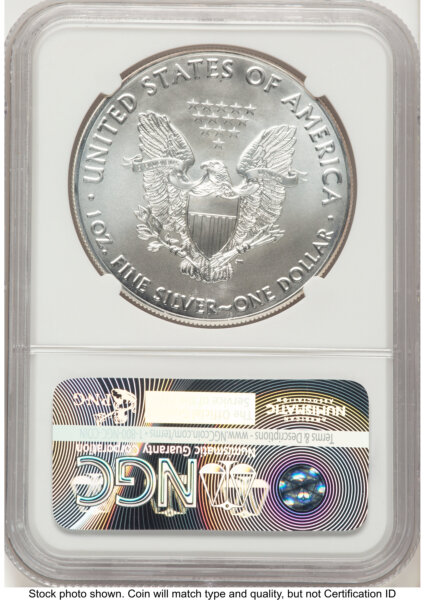 2016 Silver Eagle FR John Mercanti Eagle 30th Anniversary Label 70 NGC