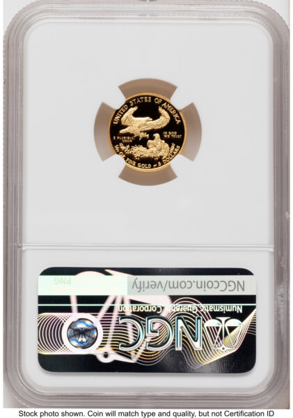 2017-W Proof Gold Eagle 1.85 oz Mike Castle 70 NGC