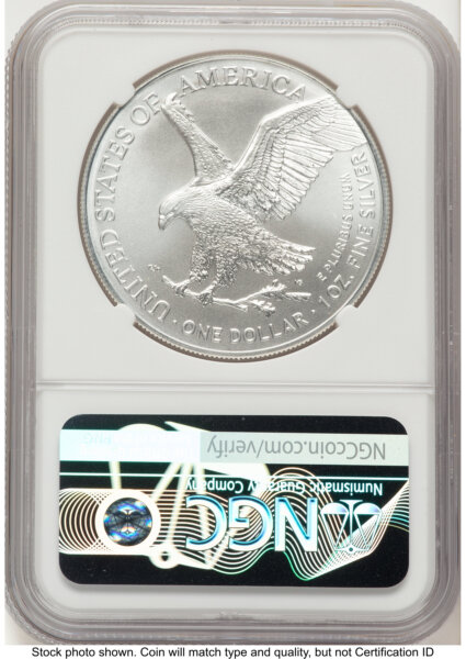2026 Silver Eagle ER Jeff Garrett Red Book 70 NGC