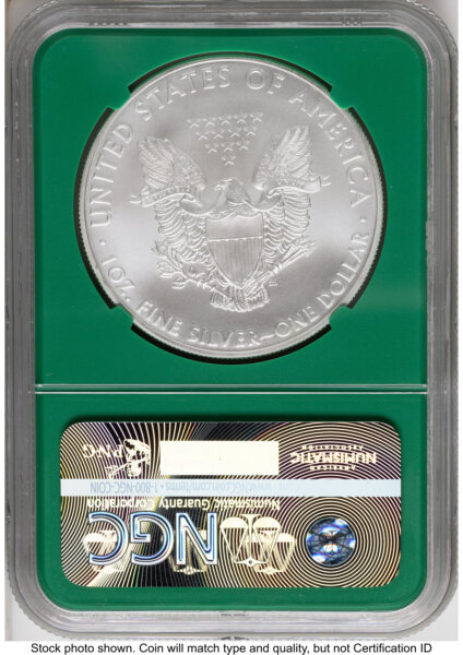 2008 Silver Eagle Monster Box From US Mint Sealed Box Green Core Label 70 NGC