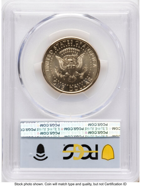 2026 Semiquincentennial President Donald J. Trump $1 (Privy Mark) FDI Flag 66 PCGS